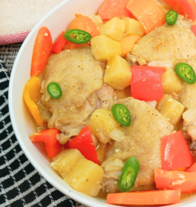 Creamy Pininyahang Manok (Filipino Pineapple Chicken)